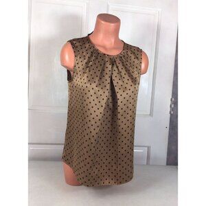 Jones New York Polka Dot Blouse Womens 2